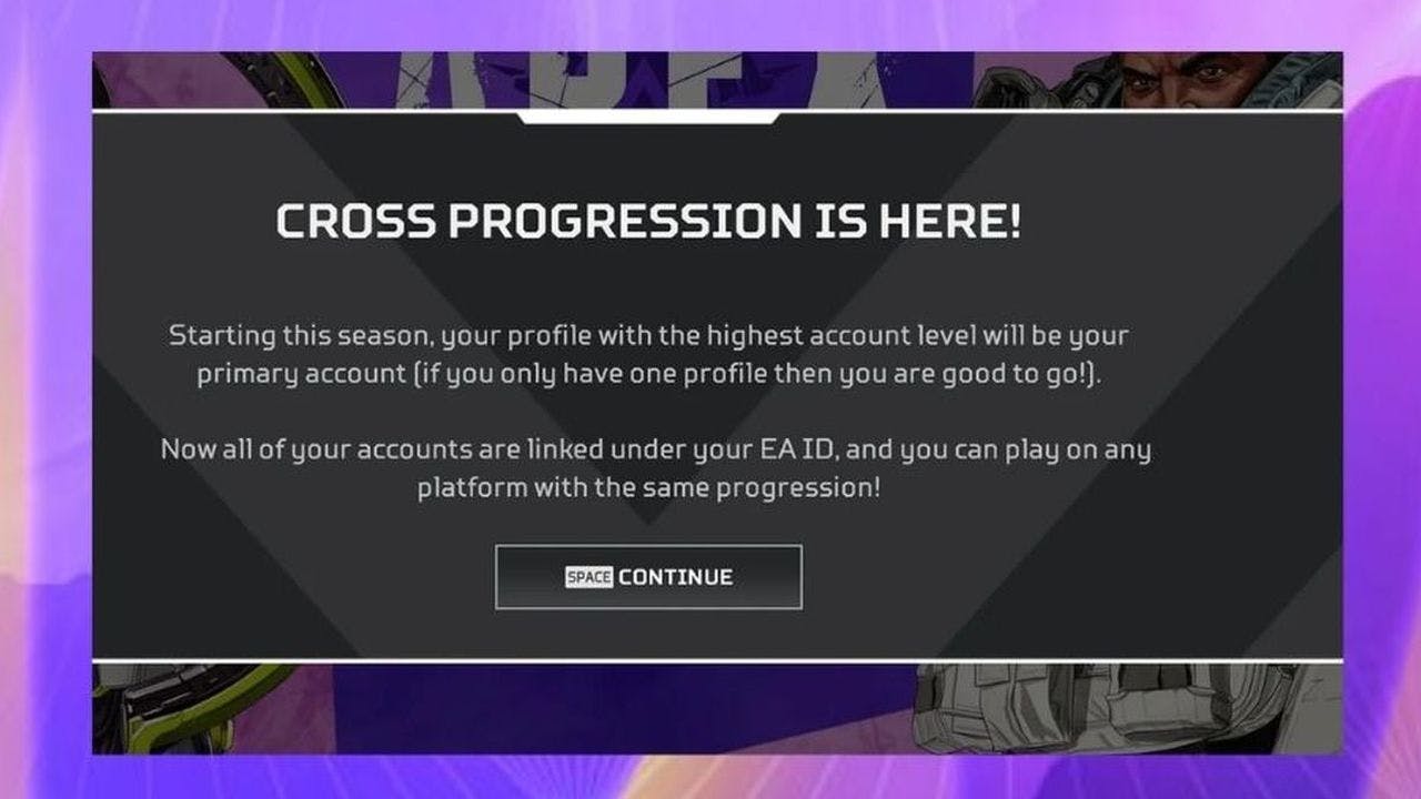 Apex Legends cross-progression