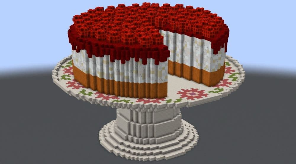 Cake is one of the best items to put inside a composter in Minecraft (Image Credit: Minecraft)