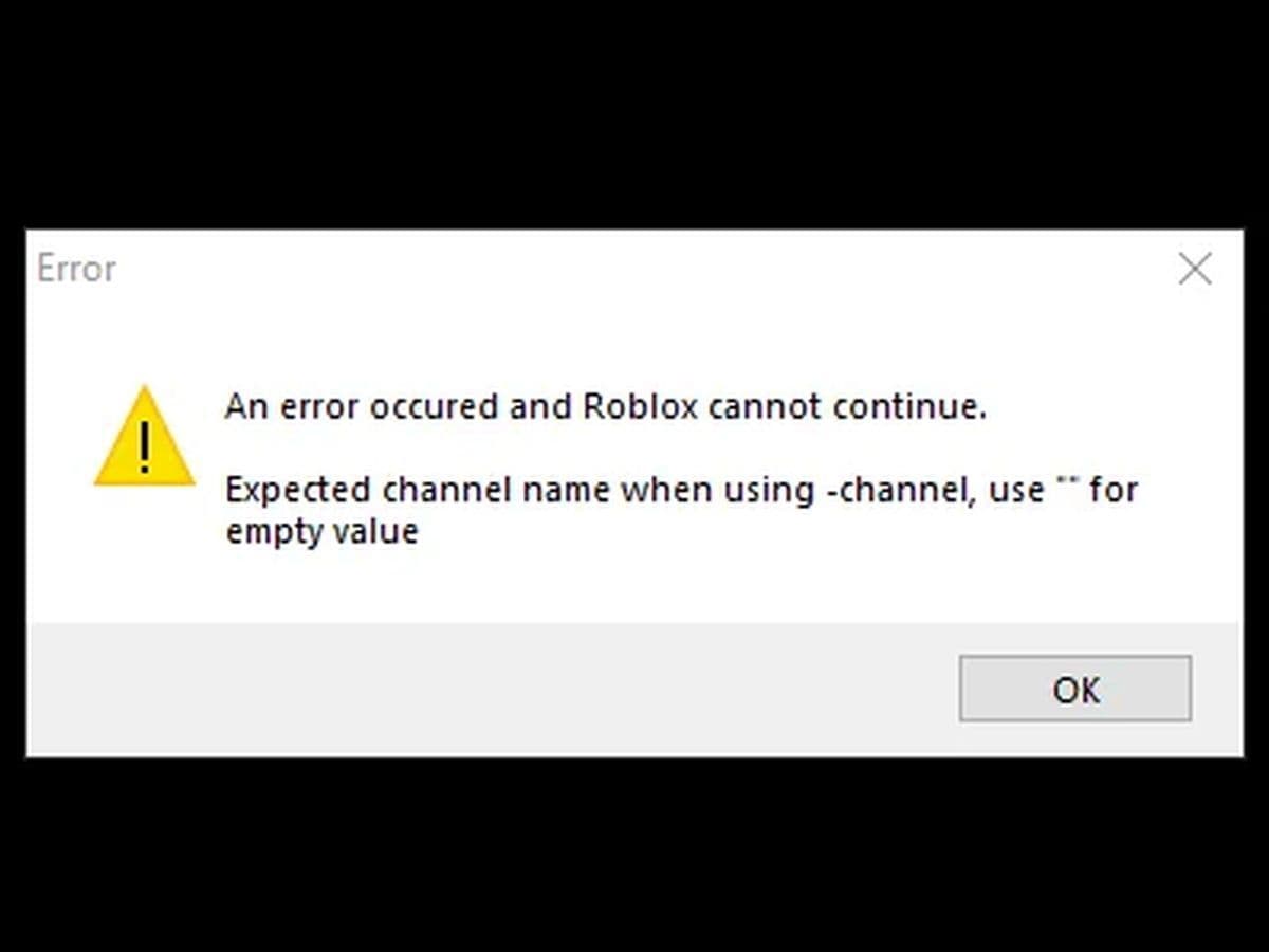 Roblox expected channel name error