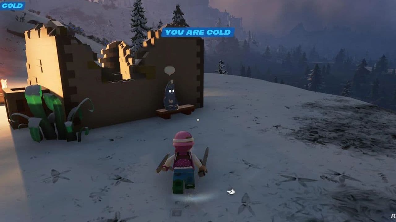 How to stay warm in LEGO Fortnite