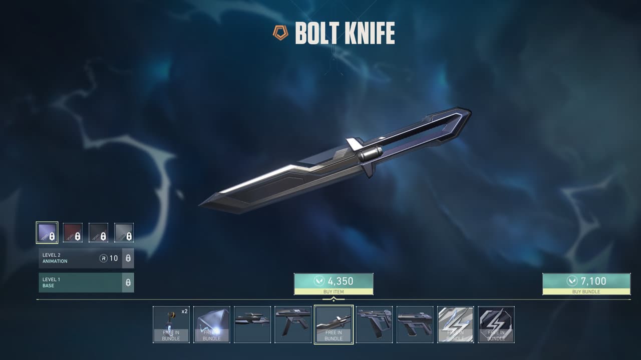 Bolt Knife (Melee)