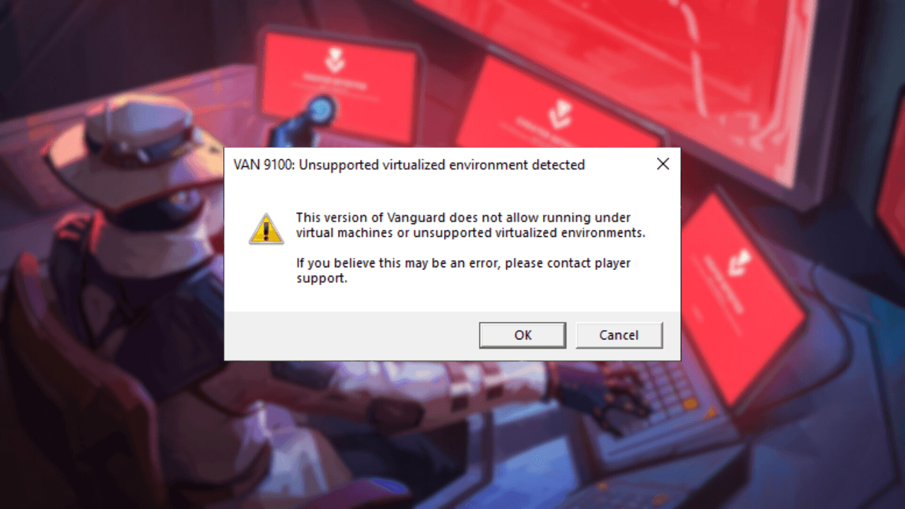 VALORANT Error VAN 9100