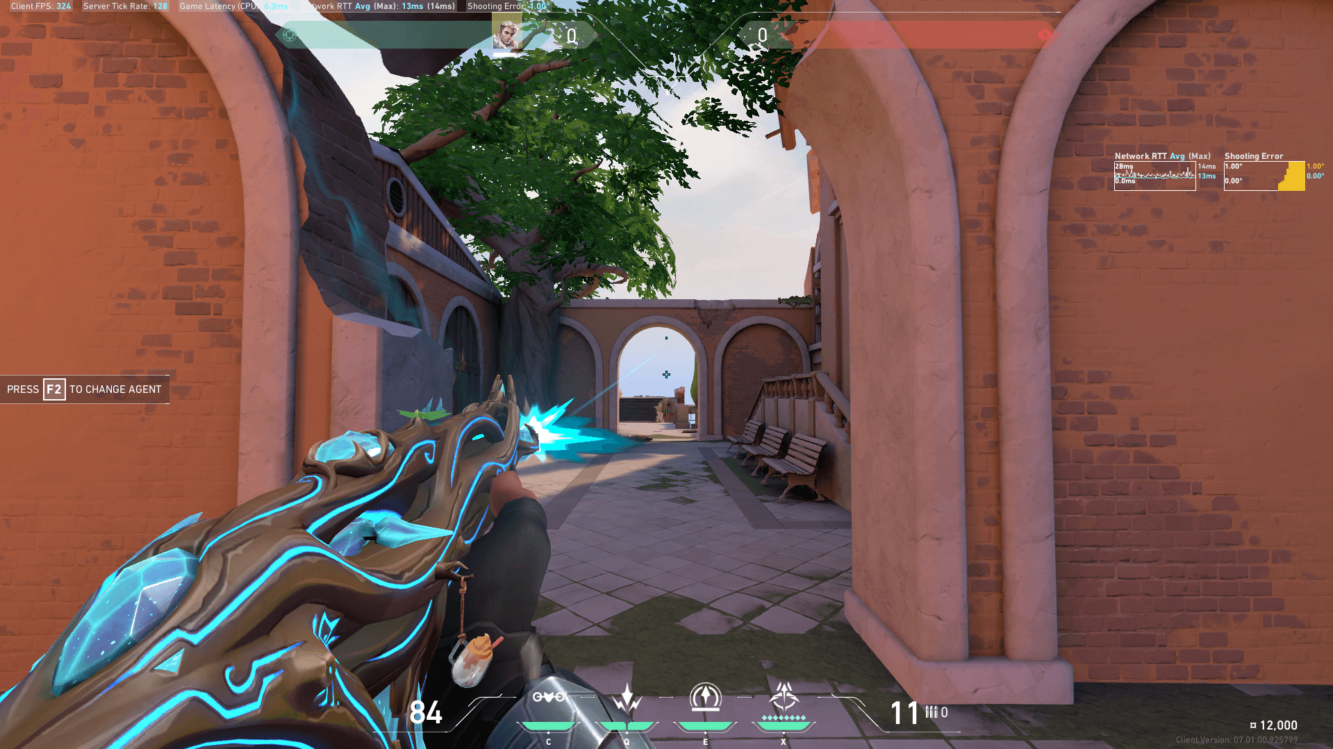 The best crosshair for spraying in VALORANT