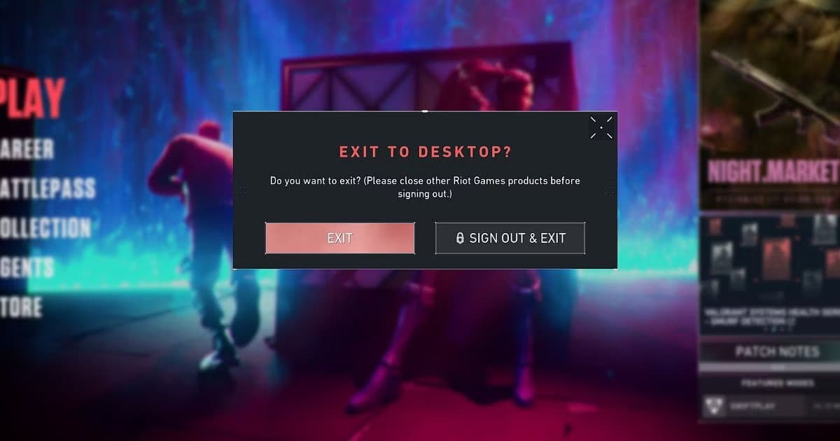 VALORANT'tan nasıl çıkış yapılır