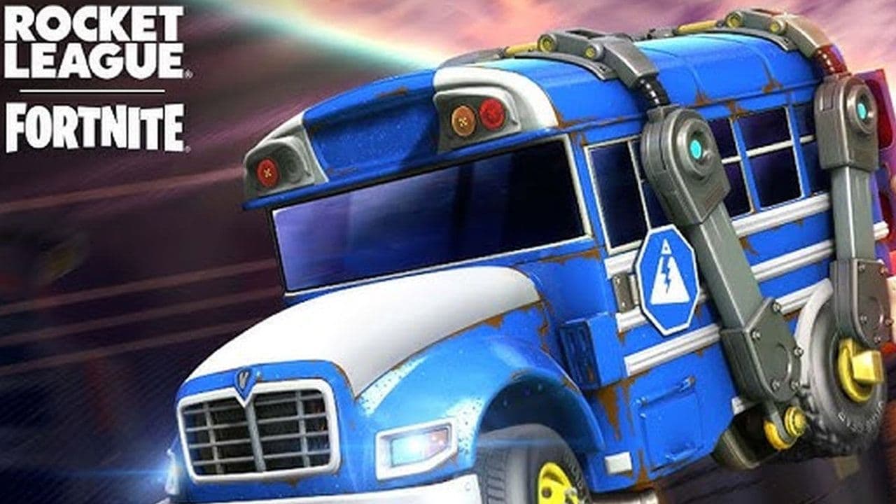 free battle bus rocket league