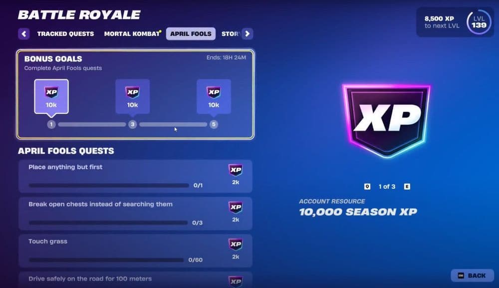 You can find all of the quests on the homepage. You can also check out other quests on this page (Image Credit: NOOB NOOB FRUIT on YouTube)