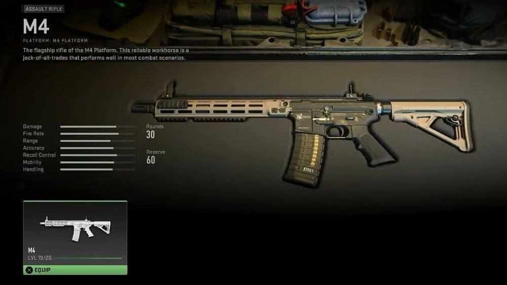 Best M4 loadout Warzone 2