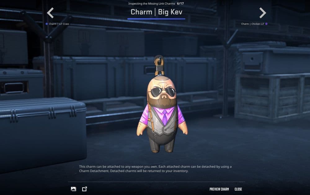 Big Kev Charm (Image Credit: Valve)