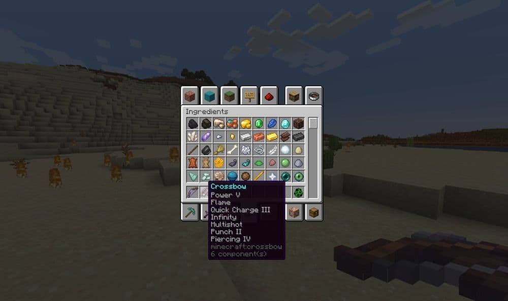 Power V can give up to 25 damage to enemy mobs (Image Credit: r/Minecraft)