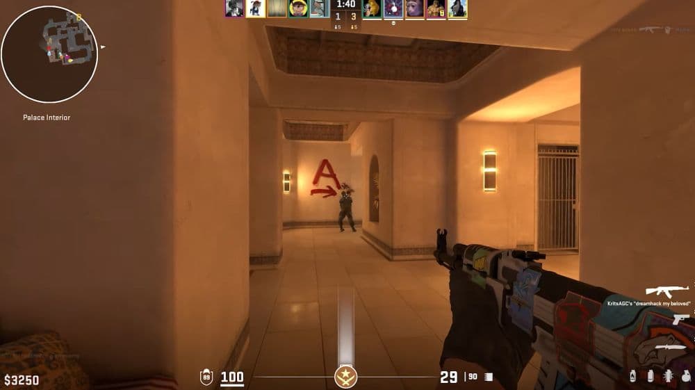 Entry fraggers are the first players to get into a bomb site and drop the first enemy before planting the bomb on the attacking side (Image Credit: Wa Tzu on YouTube)