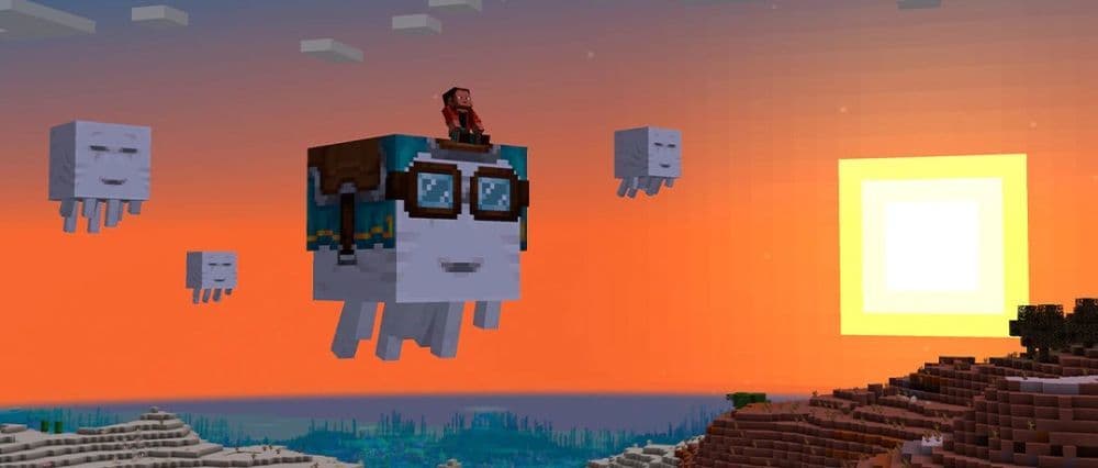 You can now grow “Happy Ghast” and put a smile on its face when it grows up (Image Credit: Minecraft/Mojang)