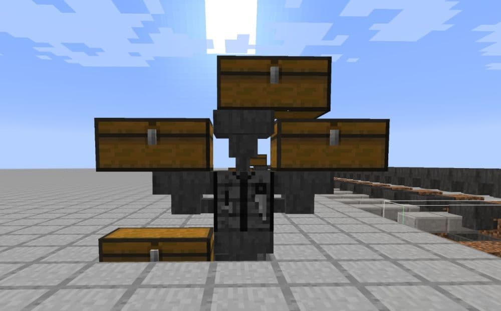 You can build different structures with hopper that will be beneficial for you in different ways (Image Credit: Minecraft)