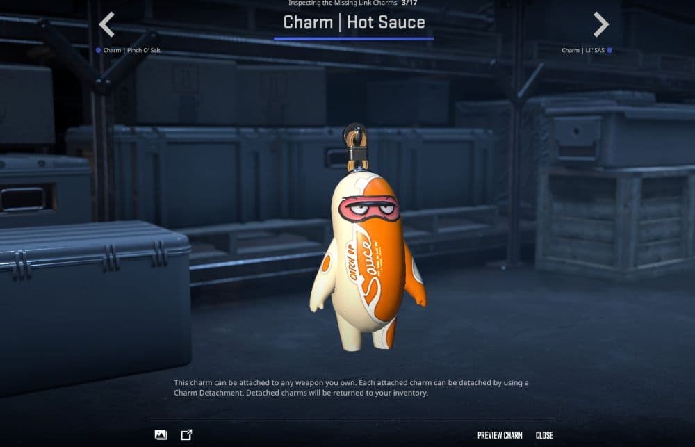 Hot Sauce Charm (Image Credit: Valve)