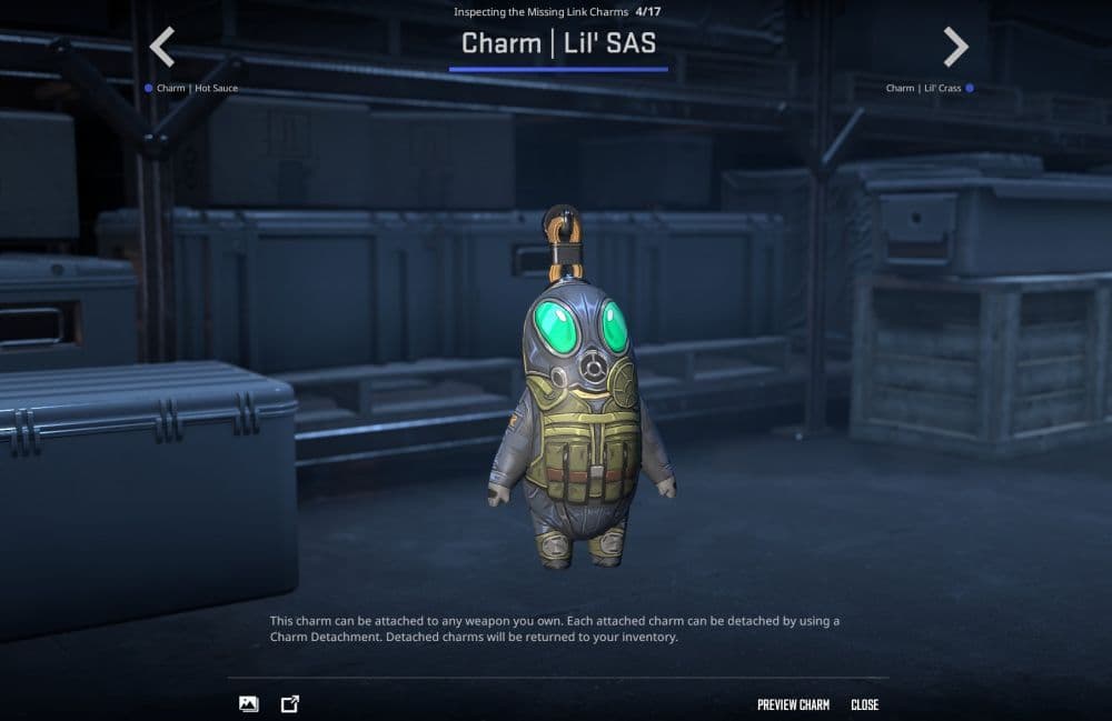 Lil’ Sas Charm (Image Credit: Valve)
