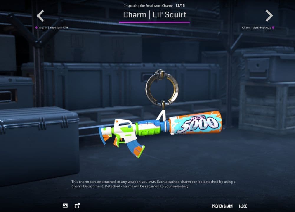 Lil’ Squirt Charm (Image Credit: Valve)