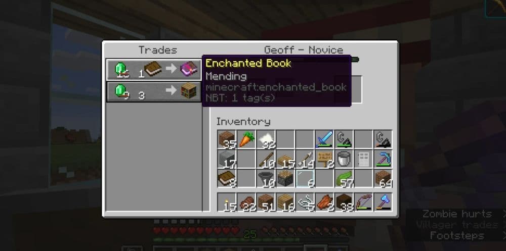 Mending is a popular Minecraft enchantment that you can use in the game to repair your gear easily (Image Credit: r/Minecraft)