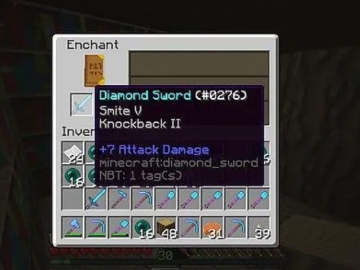 smite enchantment minecraft