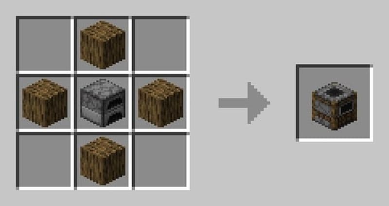 Here is how to make a smoker in Minecraft (Image Credit: Screengrab via Minecraft)
