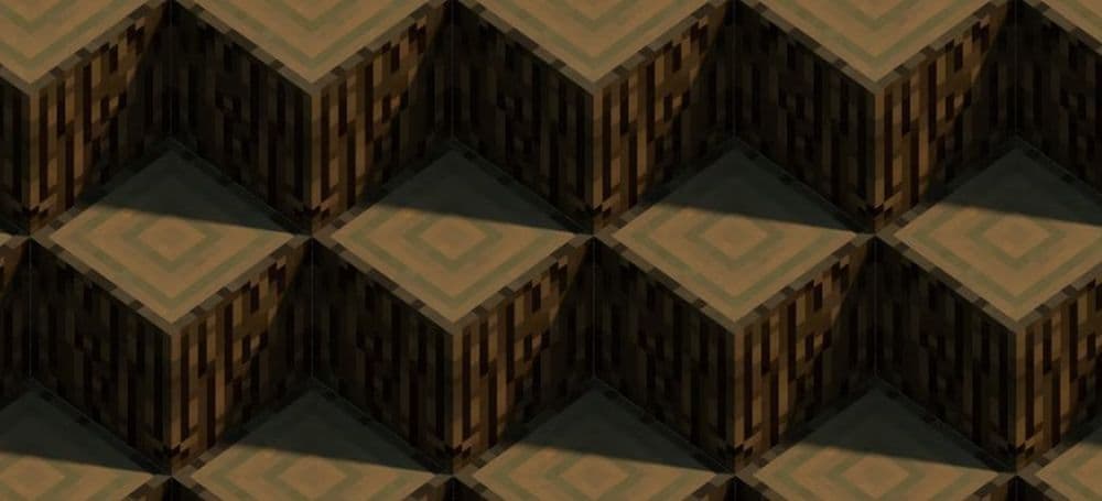 Spruce Blocks (Image Credit: Minecraft)