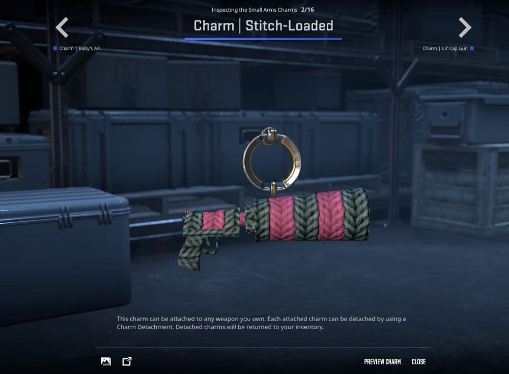 Stitch-Loaded Charm (Image Credit: Valve)