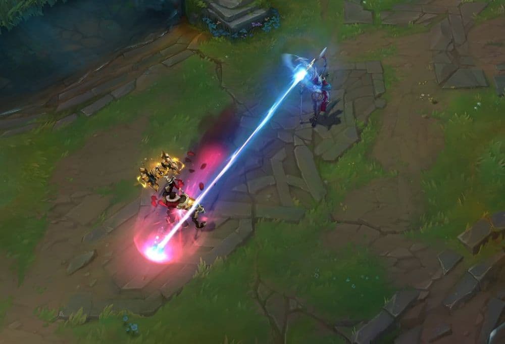 Viktor’s Reworked E: Hextech Ray (Image Credit: Riot Games/League of Legends)